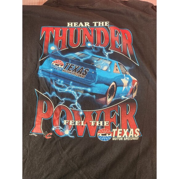 Lee Nutmeg T-Shirt NASCAR Texas Motor Speedway Racing VTG Double Sided XXL - Picture 7 of 9